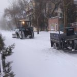 В одному з міст південної Одещини вчора випало снігу понад норму за три місяці