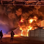 У Одещині дрони спричинили загоряння резервуарів з олією