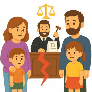 Заява на розлучення, якщо є діти