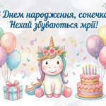 Красиві привітання з Днем Народження: картинки