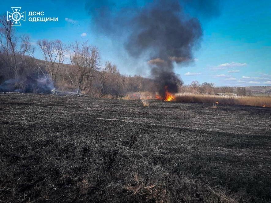Підпали нищать Одещину — дим і полум’я душать край