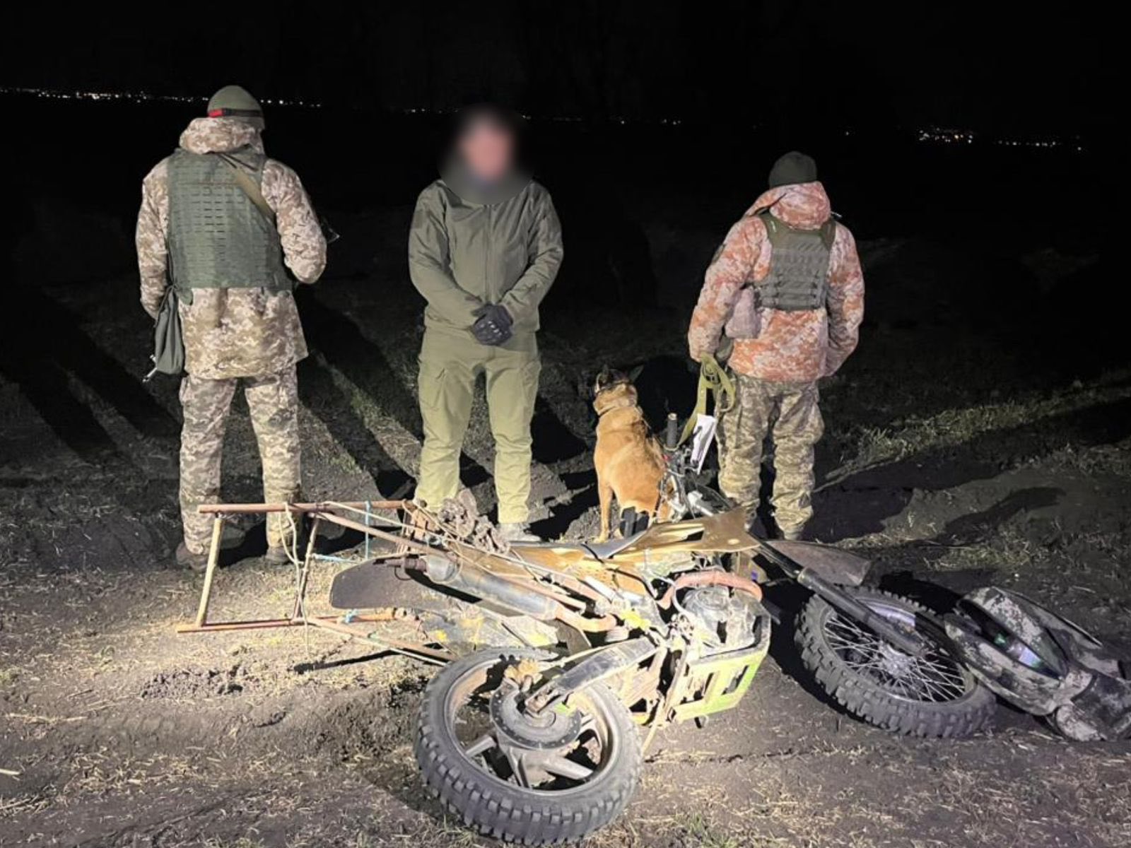 На Одещині прикордонники затримали байкера, який намагався незаконно перетнути державний кордон