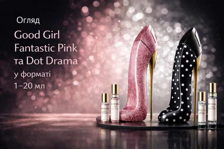 Огляд Good Girl Fantastic Pink та Dot Drama у форматі 1-20 мл