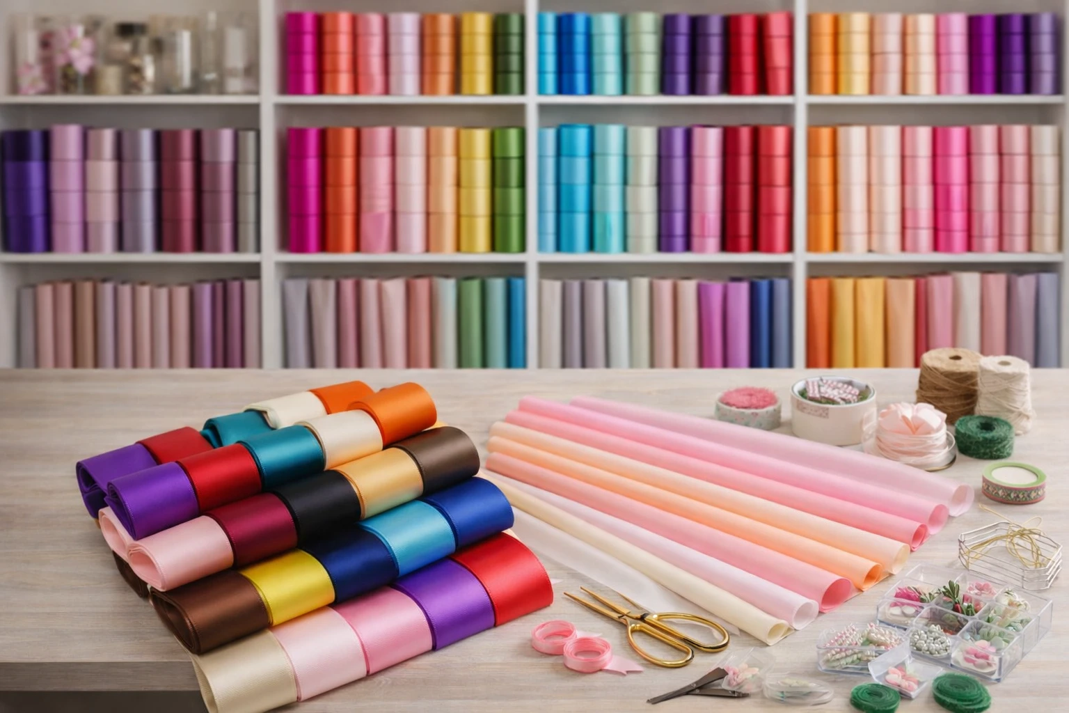 Атласная лента: как выбрать для упаковки, декора и флористики