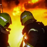 Атака російських дронів на Одещину спричинила масштабні пожежі в порту, рятувальники їх гасили