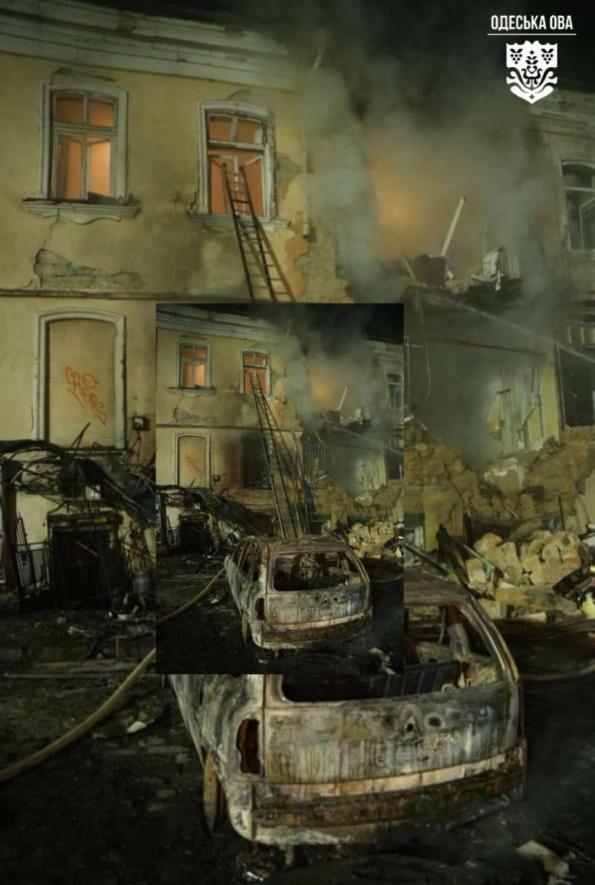 В Одесі після атаки дронів збільшилася кількість постраждалих