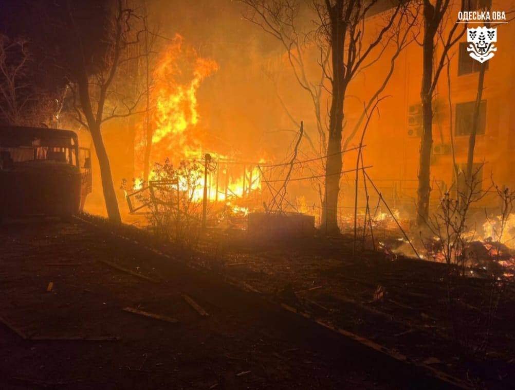Нічна атака: ворог вдруге вразив південь Одещини ударними безпілотниками