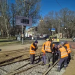 У Одесі на Старопортофранківській трамваї не курсують через масштабний ремонт колій (фото)