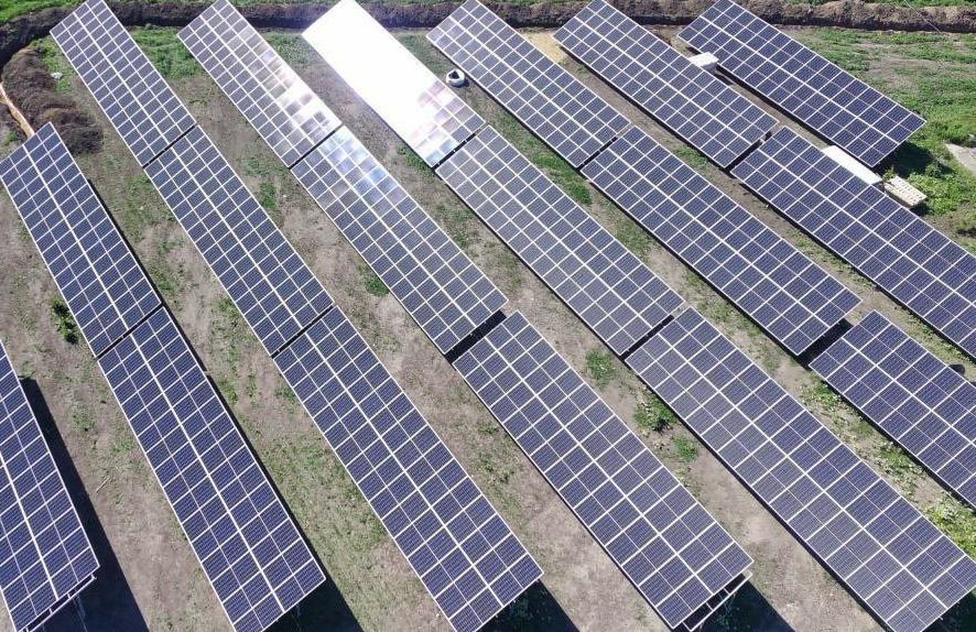 В Одеській області вперше в Україні змонтували сонячну електростанцію на насосній станції для зрошення