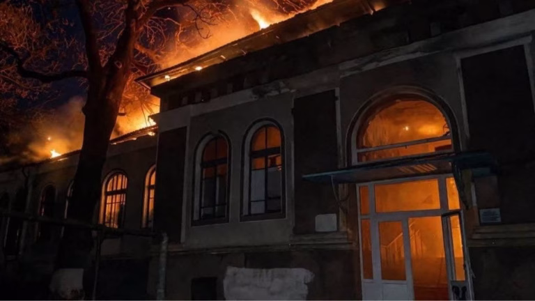 В Одеській області сталася пожежа в ліцеї — без постраждалих