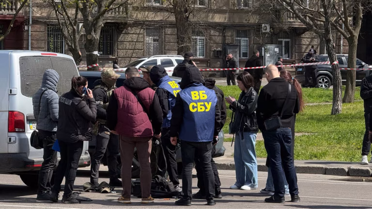 На одеській вулиці сталася стрілянина й затримання