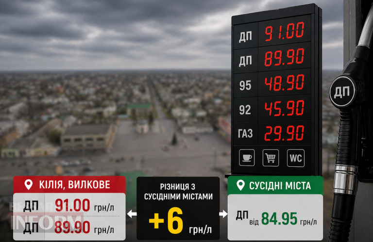 Дизель понад 90 грн/л у Бессарабії: чому відсутність конкуренції піднімає ціни сильніше за світову кризу