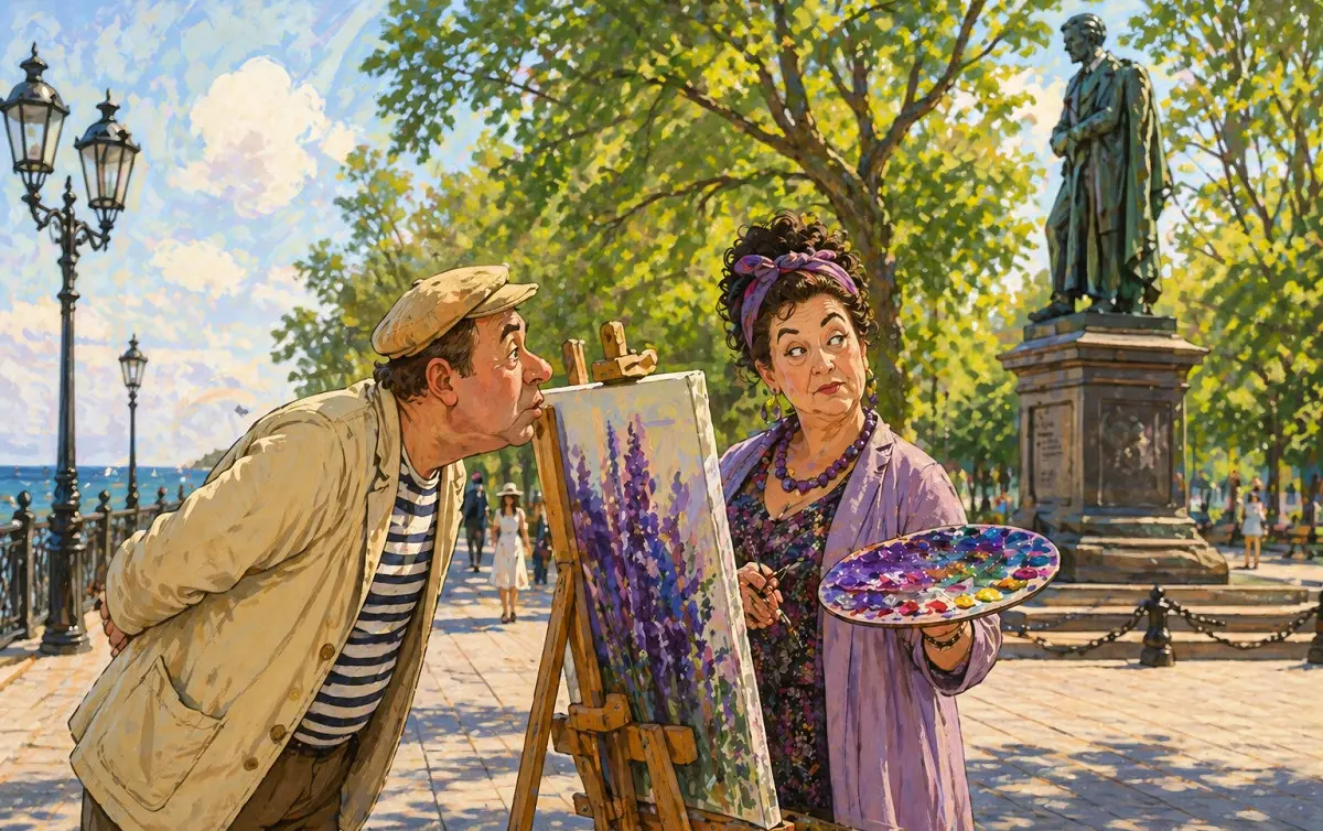 Гумор Одеси: що відбувається біля пам’ятника Пушкіну, коли Сара з фарбами