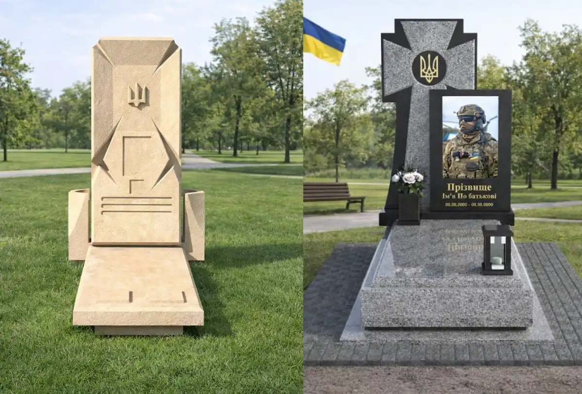 В Одесі затвердили єдиний стандарт гранітних надгробків із портретами захисників України