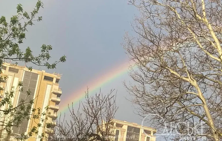 Над Одесою з’явилася подвійна веселка — вражаюче фото