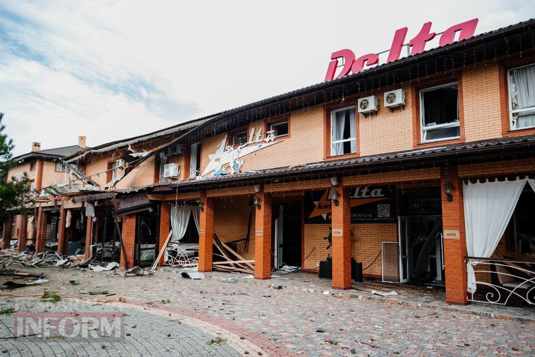 Популярний вилковський готельний комплекс «Дельта» знову постраждав від російської атаки