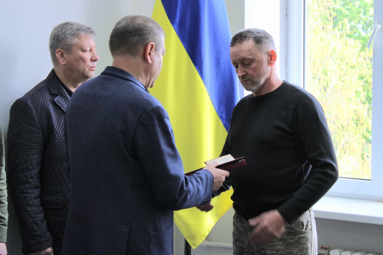 Загартований вогнем захисник Сергіївської громади удостоєний ордена президента