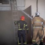 На Грушевського в Одесі загорівся спортзал — дим огорнув район