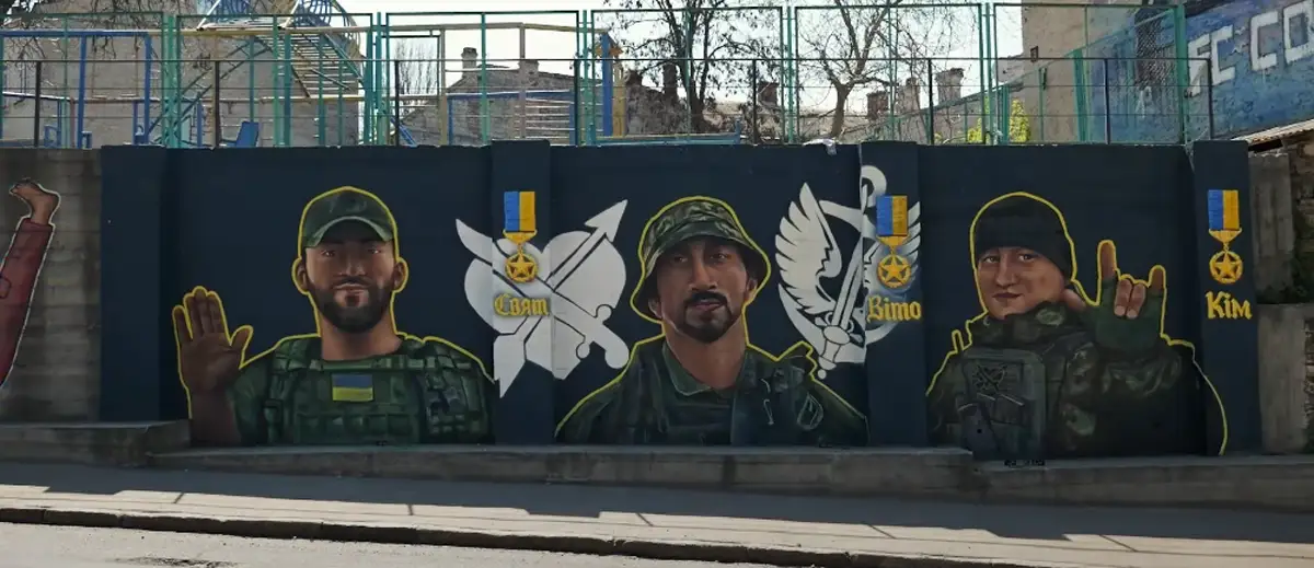 В Одесі відкрили мурал пам’яті морських піхотинців, загиблих на півдні