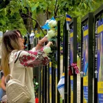 В Одесі на Алеї Героїв встановили «Вишиту стрічку пам’яті» (фото)