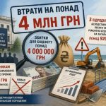 У підрозділі Одеської міської ради виявлено збитки на більш ніж 4 млн грн