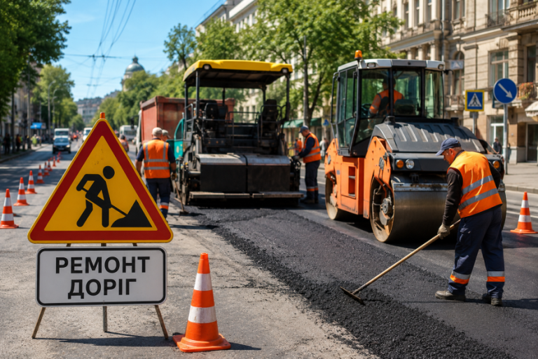 У яких районах Одеси 29 травня проводять ремонти доріг і тротуарів