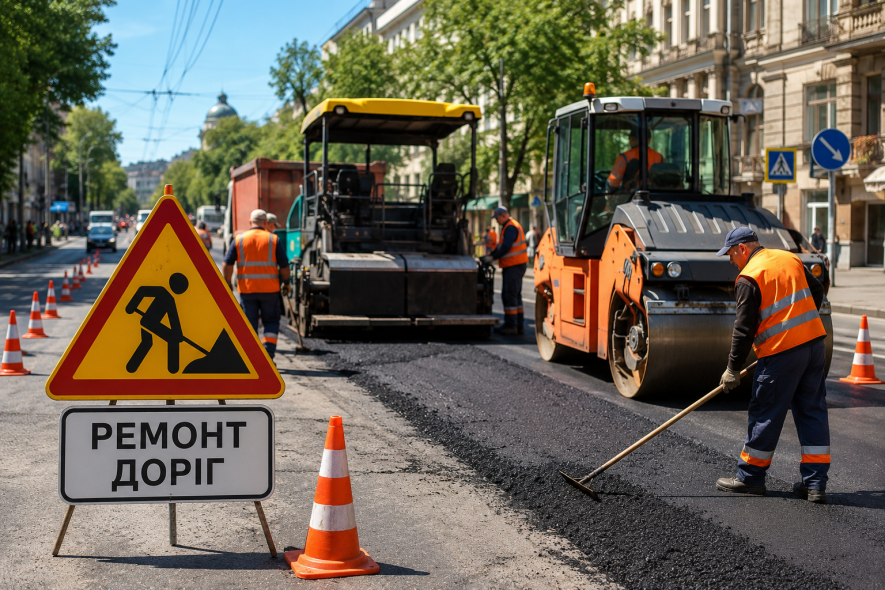 У яких районах Одеси 29 травня проводять ремонти доріг і тротуарів