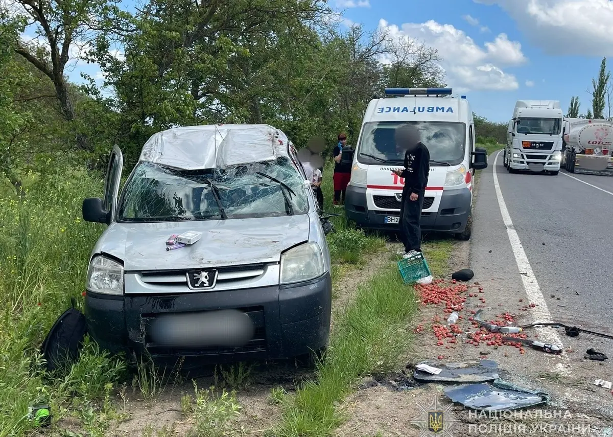 Невдалий обгін на трасі Одеса–Рені: двоє дітей госпіталізовані