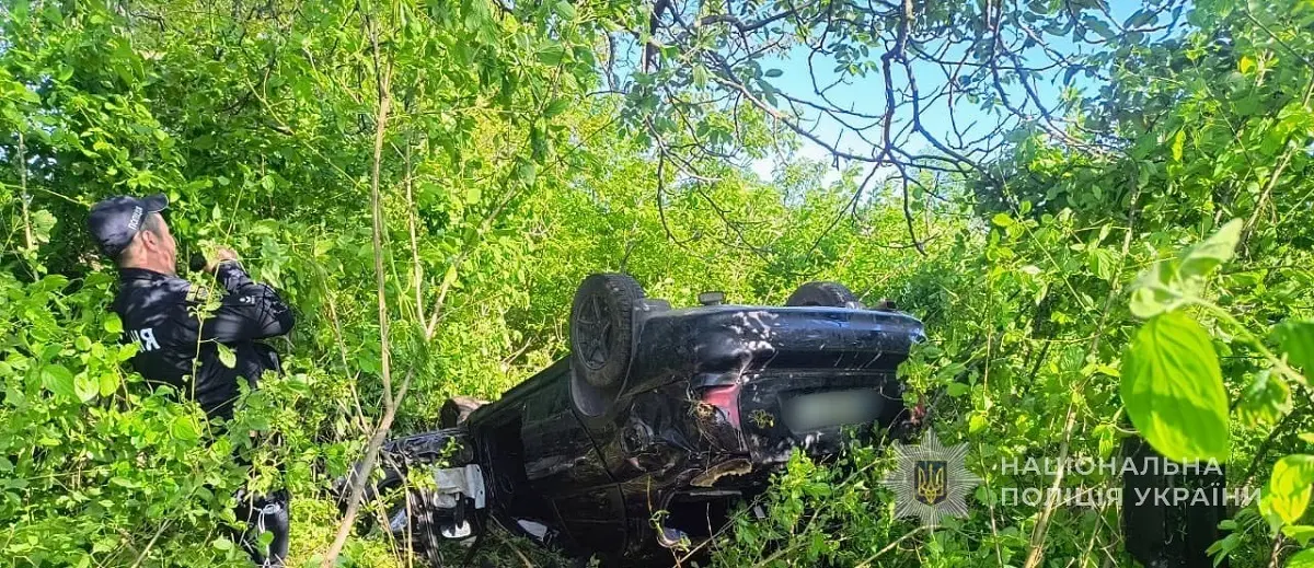 Під Одесою легковик з’їхав у кювет — у ДТП постраждали двоє чоловіків