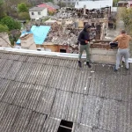 У центрі Одеси відновили дах житлового будинку, пошкоджений внаслідок обстрілу