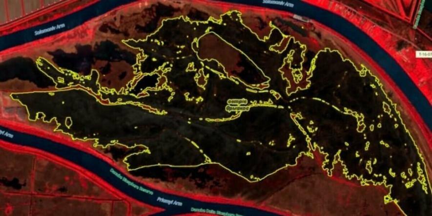 На Одещині через російський удар згоріло понад 1000 гектарів заповідника