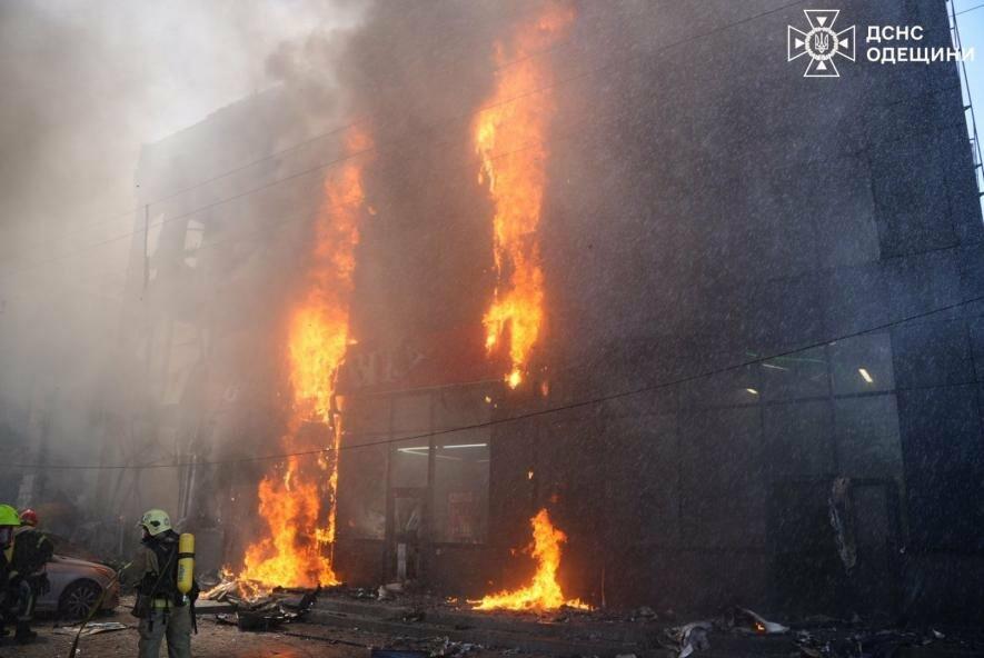 У зоомагазині на Одещині російський дрон убив собаку — ФОТО