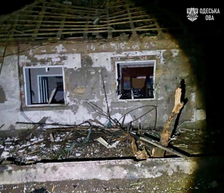 Дрони вразили південь Одещини — пошкоджені житлові будинки й інфраструктура