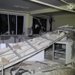 В Одесі обстріл сильно пошкодив школу — у стінах утворилися тріщини