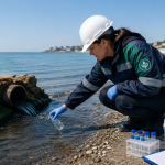 Під Одесою обвалився колектор, екологи беруть проби морської води