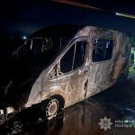 Підозрюваного в підпалі військового мікроавтобуса на Одещині затримали наступного дня