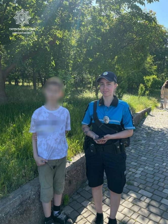 Велопатруль розшукав 10-річного сина та повернув його матері в Одесі