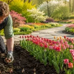Тюльпаны в ландшафтном дизайне: луковицы тюльпанов от Matla Flowers