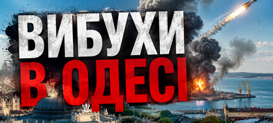 В Одесі пролунали вибухи — моніторингові канали повідомляють про ракетну атаку