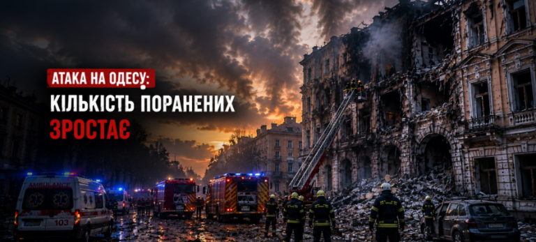 Обстріл Одеси: різке зростання кількості госпіталізованих, серед постраждалих — важко поранений
