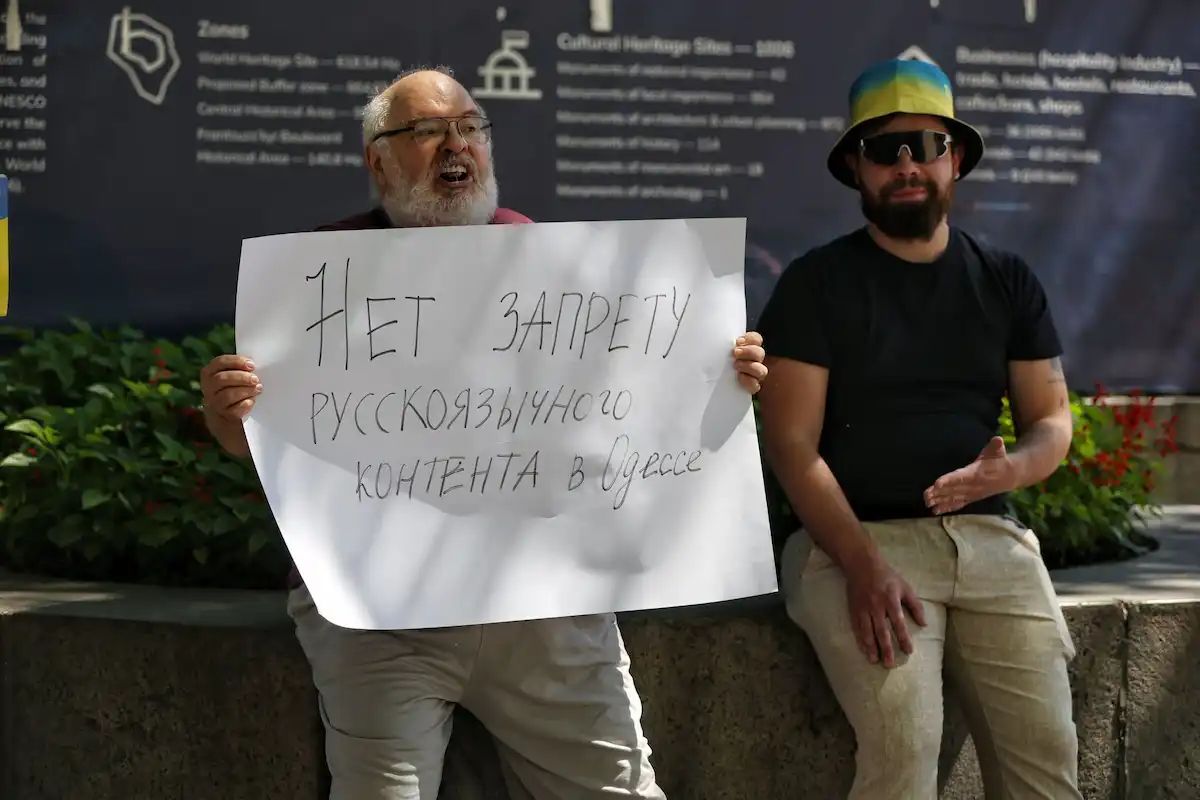 В Одесі влаштували пікет на захист російської мови — хто долучився