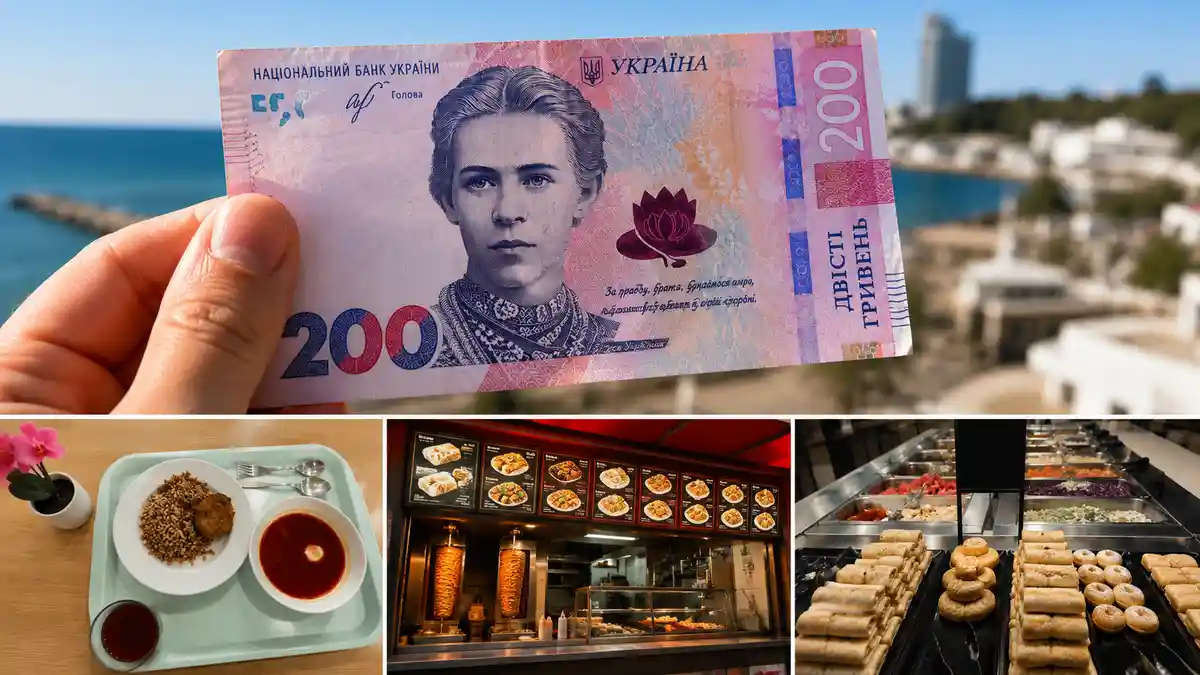 Чи вистачить 200 гривень на обід в Одесі — результати перевірки