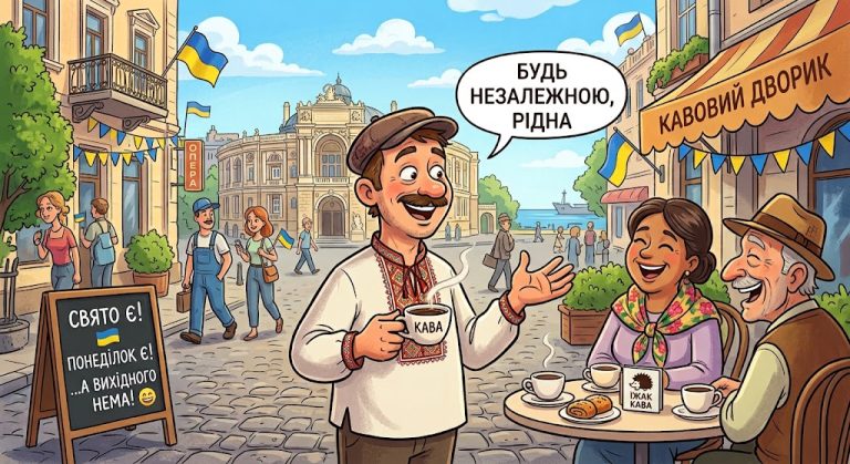 Одеса жартує: свято є, понеділок є, а вихідного немає — Одесо, підемо на каву?
