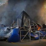 Пожежа в одеському «Епіцентрі»: полум’я охопило 35 тисяч квадратних метрів