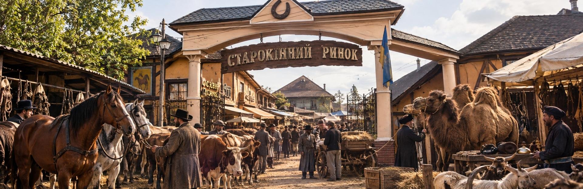 Від верблюдів і породистих коней до дефіцитних товарів — історія Старокінного ринку Одеси