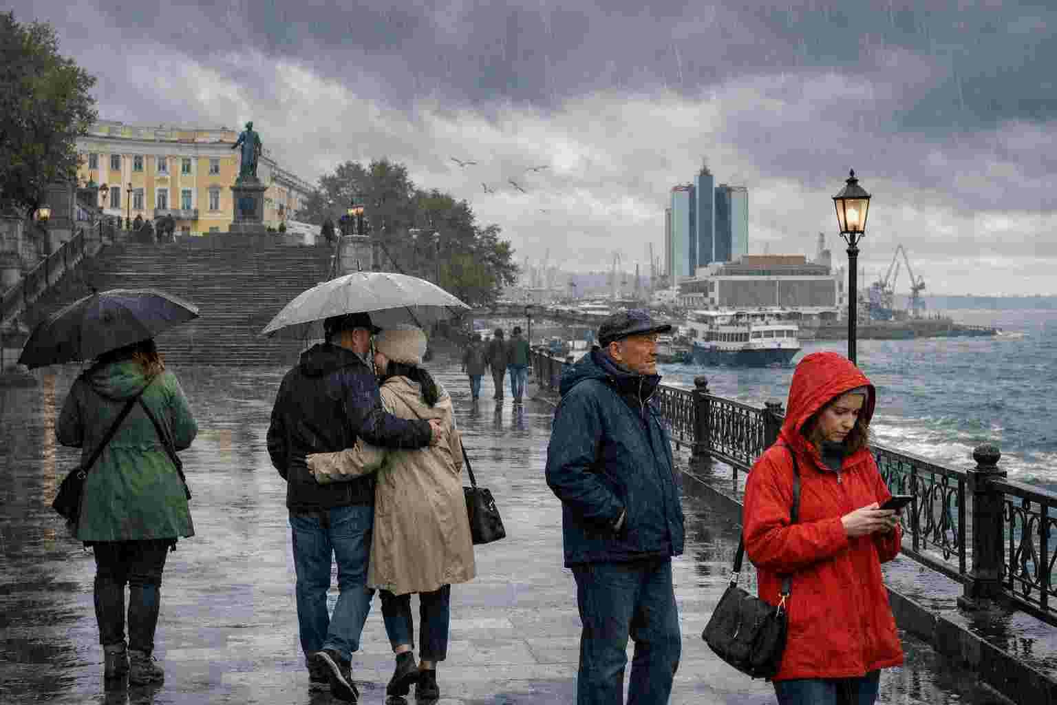 В Одесі 26 вересня очікується хмарна погода з невеликим дощем