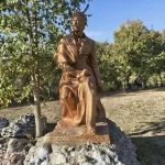 Цементні сліди біля бюста Пушкіна в Одеській області: хто 'відремонтував' пам'ятник