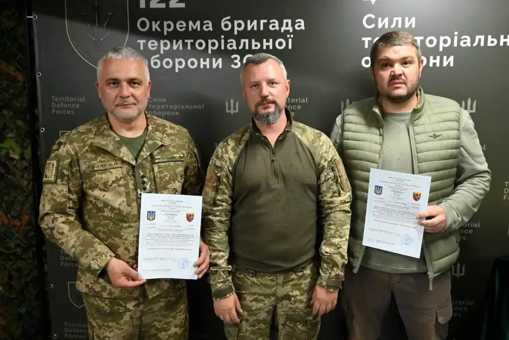 Олег Кіпер пройшов підготовку пілота БПЛА