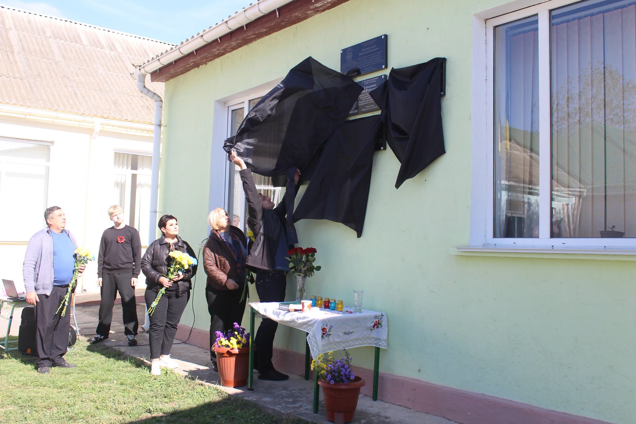 Меморіальні дошки полеглим Захисникам України у гімназії Саф’янівської громади