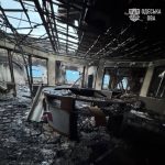 Унаслідок удару по Одещині 22 жовтня вогонь повністю знищив споруду